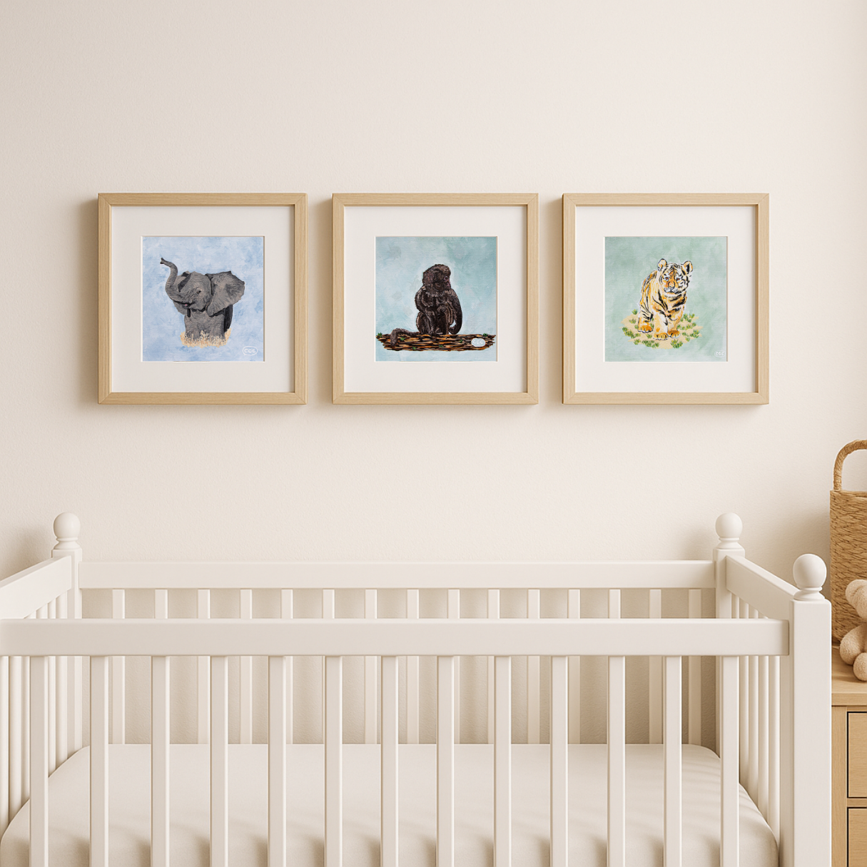 "Tommy's Nursery Elephant" Print