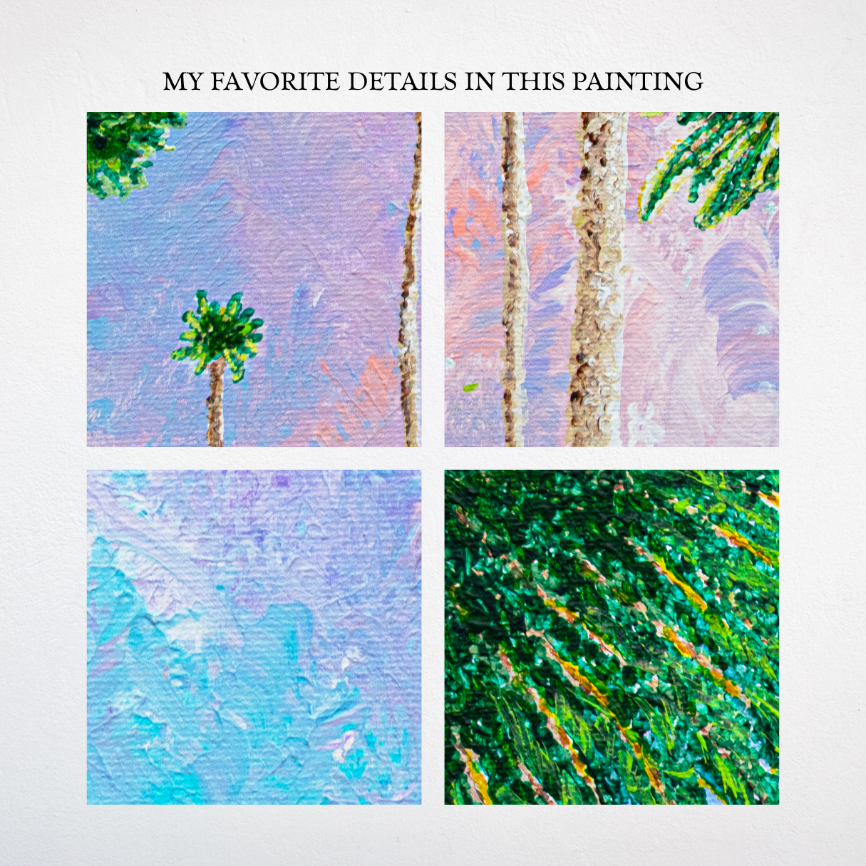 "Dream Trees" 8x10 Original Acrylic Painting