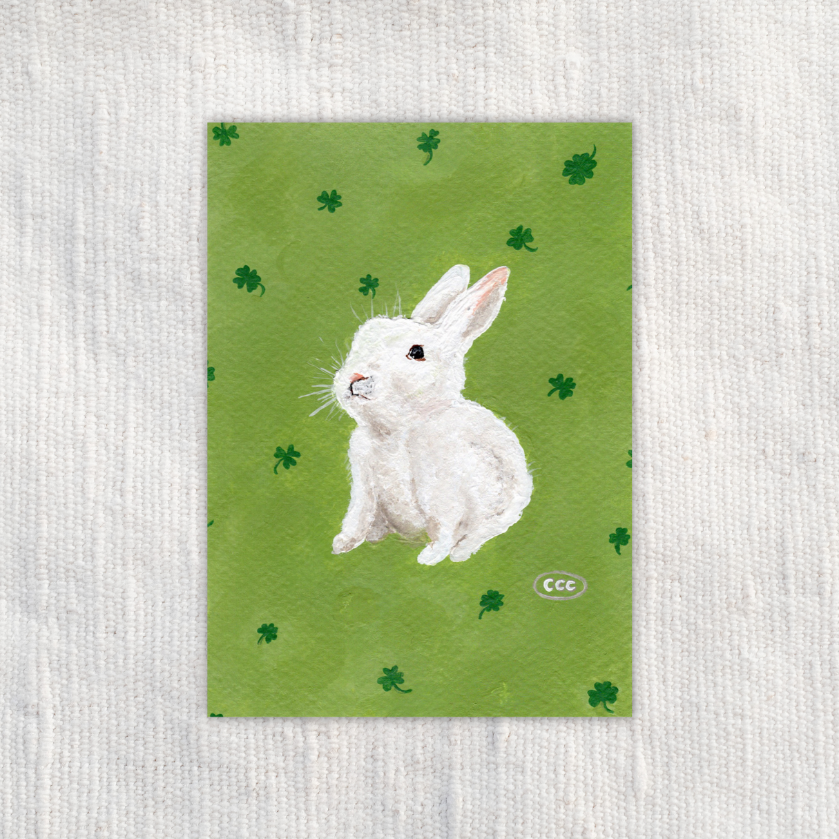 "Lucky Bunny" Print