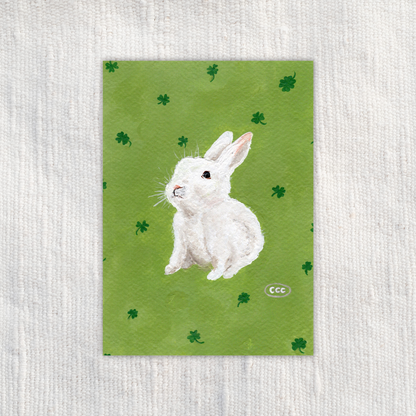 "Lucky Bunny" Print