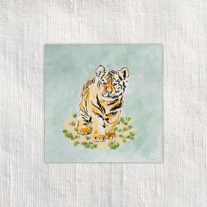 "Tommy's Nursery Tiger" Print