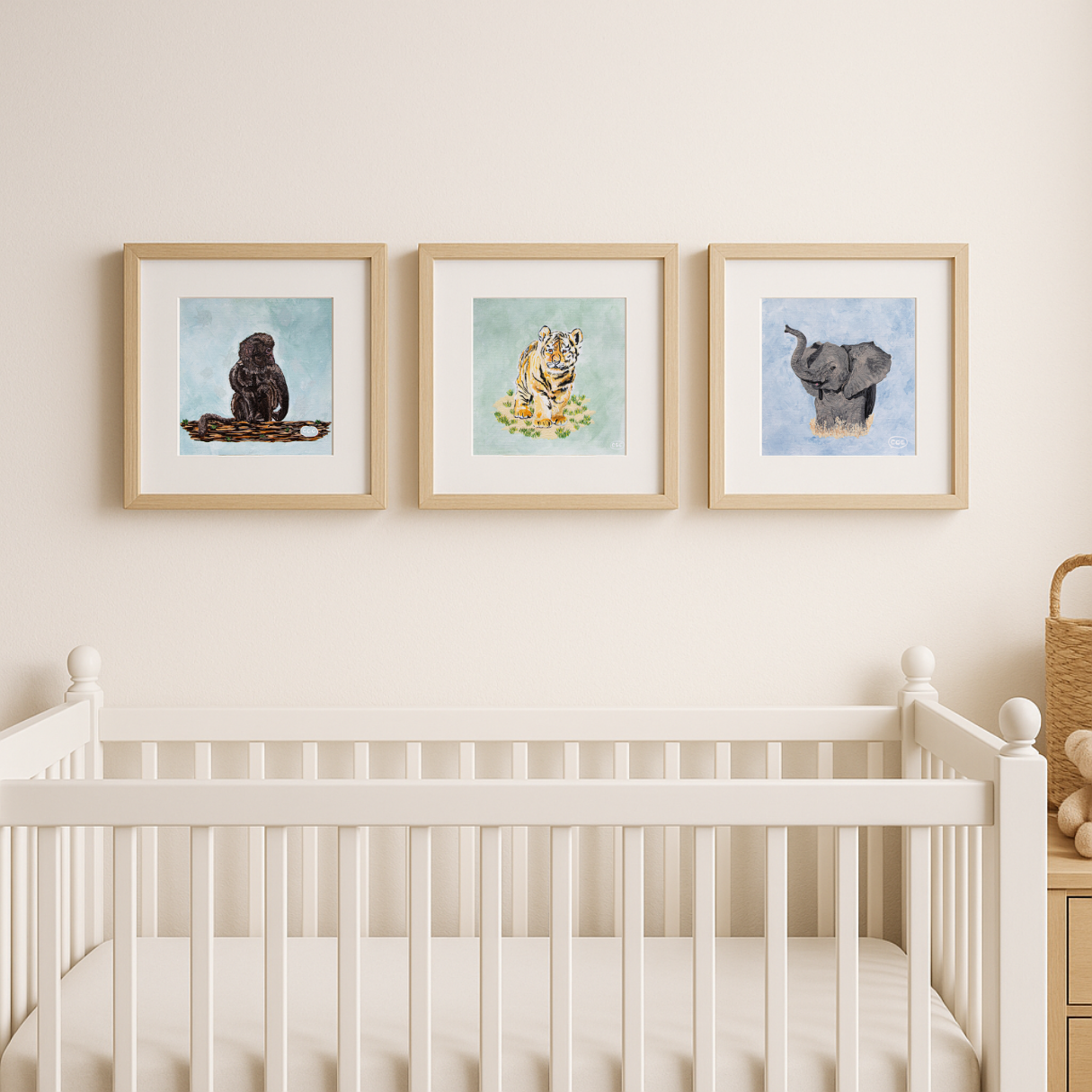 "Tommy's Nursery Tiger" Print