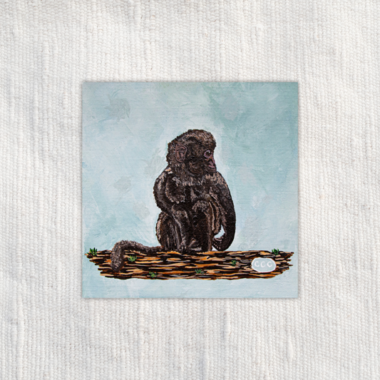 "Tommy's Nursery Monkey" Print